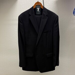 Lauren Ralph Lauren Black Men's Suit (Jacket & Pants)